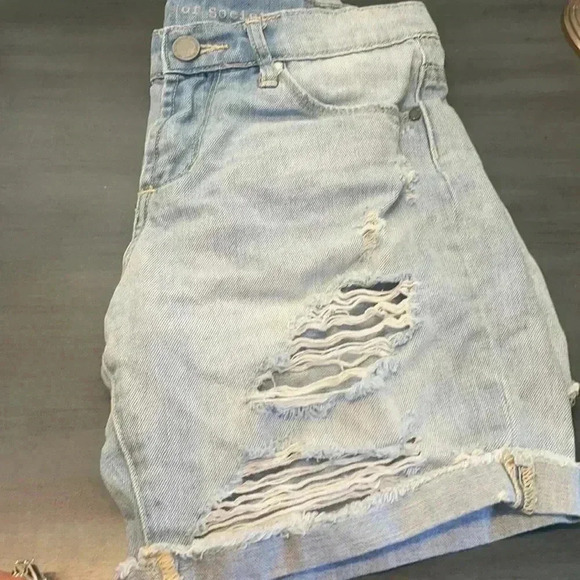 ARTICLES OF SOCIETY Distressed Denim Shorts - Picture 6 of 7